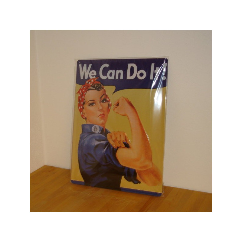 We can do it - Blikskilt 30 x 40 cm