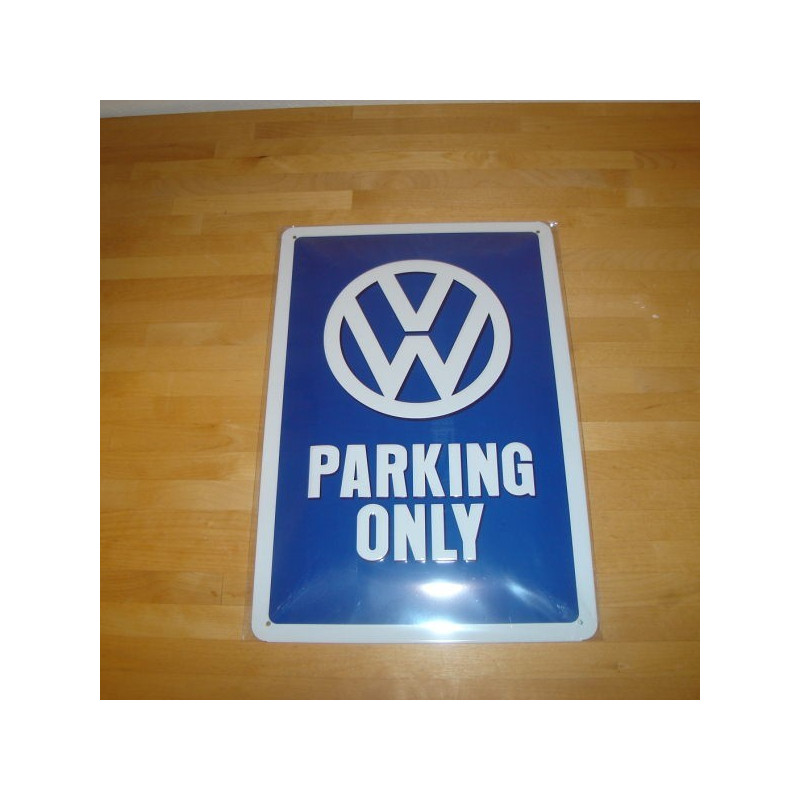 Metal skilt VW parking only