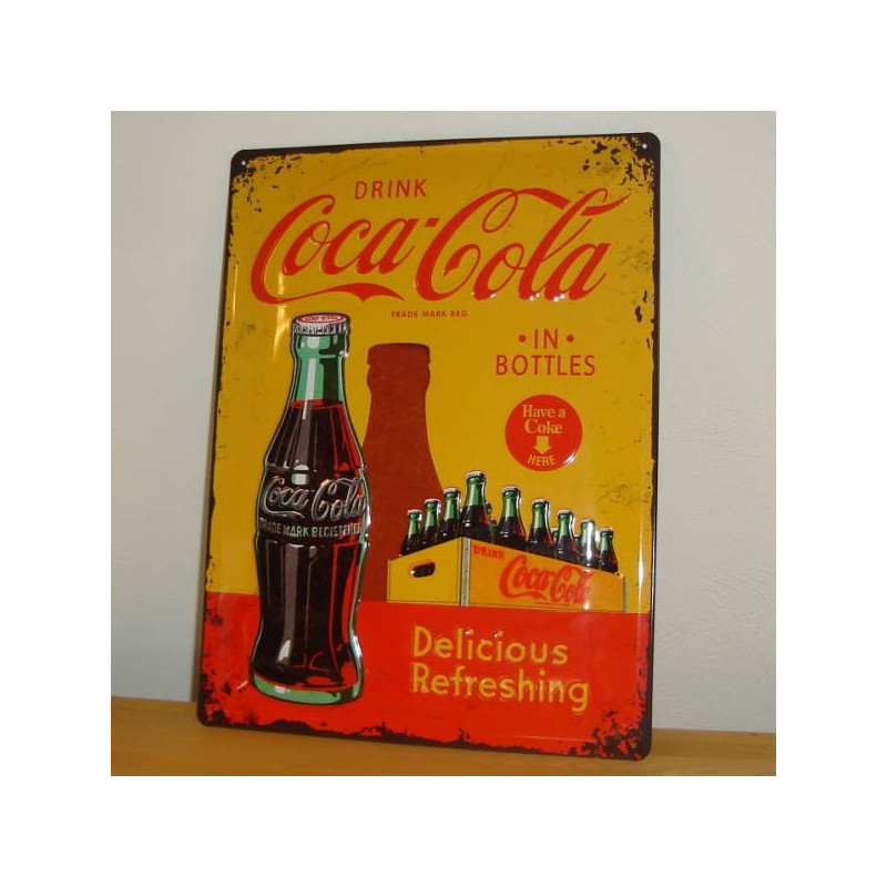 Metal skilt, Coca-Cola