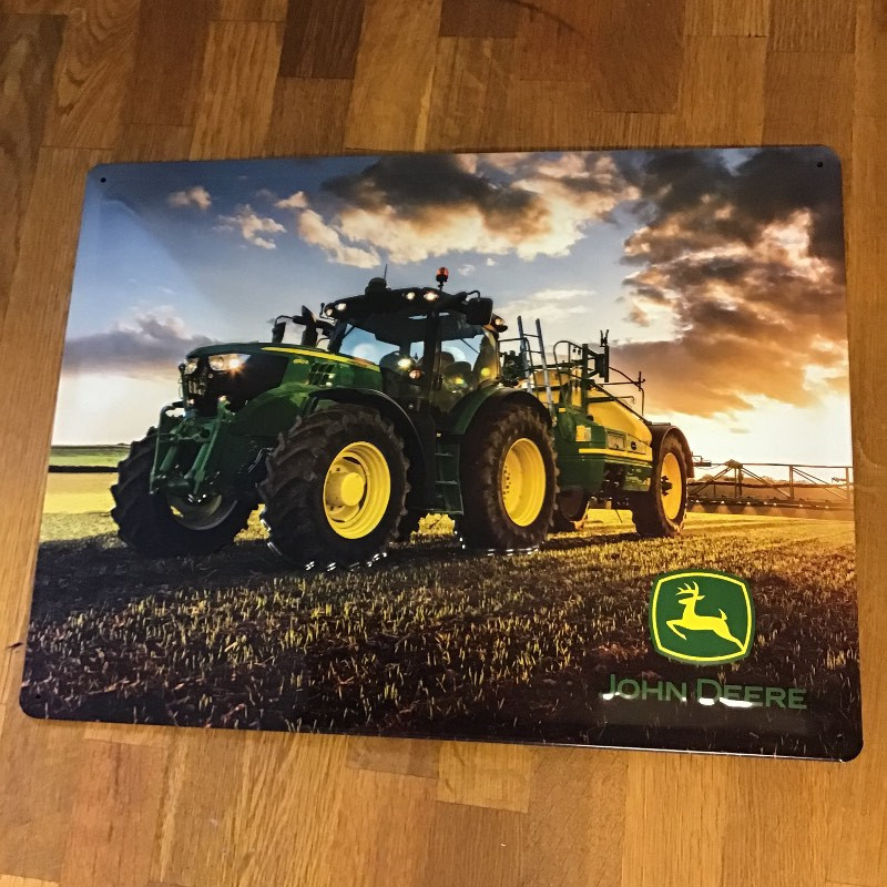 John Deere skilt 30 x 40 cm