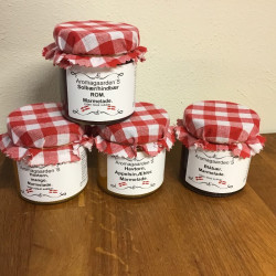 4 forskellige marmelade fra Aroma gaarden